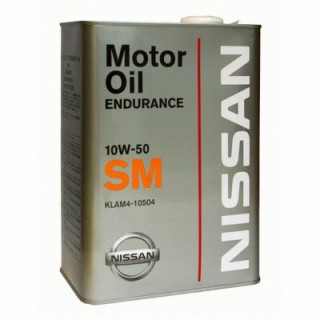 Масло моторное Nissan SM ENDURANCE 10W50 синтетическое 4л
