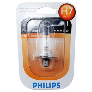 Лампа H7 12V55W Philips +30% PX26d