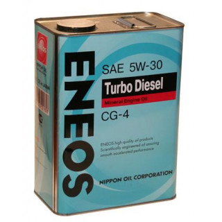 Масло моторное ENEOS Turbo Diesel API CG-4 5W30 минеральное 4л