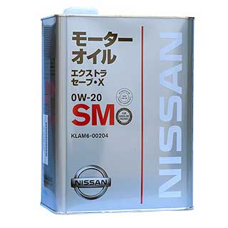 Масло моторное Nissan SM 0W20 4л
