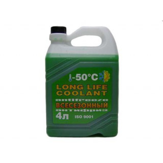 Антифриз зеленый LONG LIFE COOLANT -50C 4л