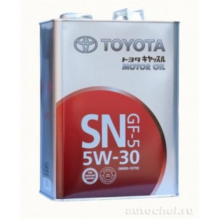 Масло моторное Toyota SN 5W30 4л