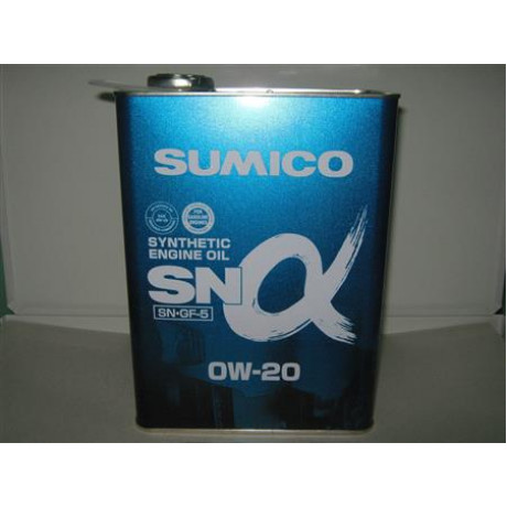 Масло моторное ALPHAS (SUMICO) 0W20 SN/GF-5 4L