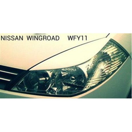 Реснички на фары Nissan Wingroad Y11 02-05 к-т