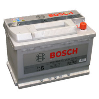 Аккумулятор BOSCH S5008 77Ач 780А L ОП 278x175x190 клеммы толстые