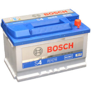 Аккумулятор BOSCH S4007 72Ач 680A L ОП 278x175x175 клеммы толстые