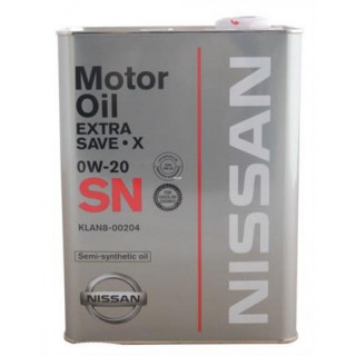 Масло моторное Nissan SN 0W20 4л