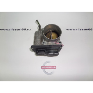 Заслонка дроссельная Nissan MR20 электронная б/у(без трубок охлаждения)